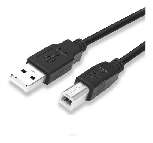 Cable De Impresora Universal 1.5m Usb 2.0 Calidad Color Negro