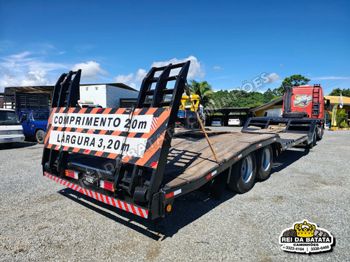 Carreta Semi Reboque Prancha Rebaixada 2 Eixos Facchini