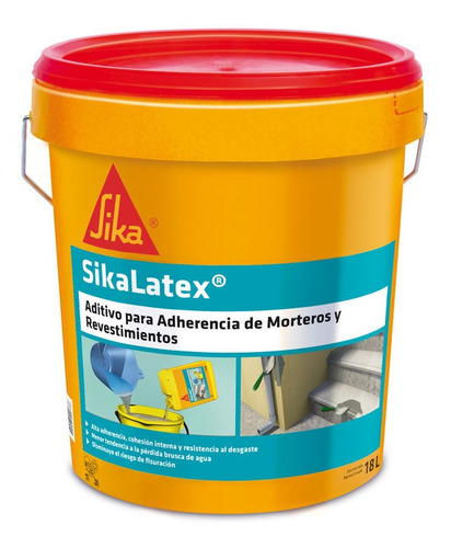 Sika Latex Promotor De Adherecia Para Morteros 18 Lts