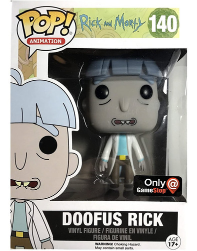 Funko Animation Rick And Morty: Doofus Rick Excl Gamestop