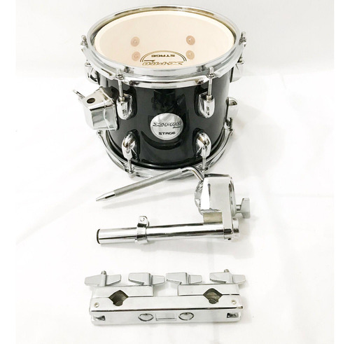 Tom De Bateria 8 X-pro Stage Preto + Clamp + Holder