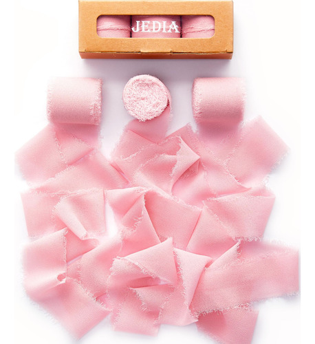 Cinta Rosa 3 Rollos 3.81 Cm X 6.40 M Para Manualidades