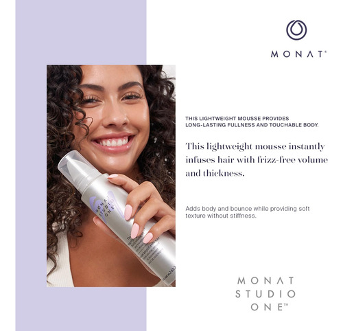 Mousse De Cabelo Monat Studio One The Moxie Magnifying 170,1