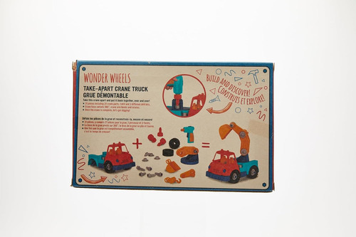 Battat- Wonder Wheels- Take-apart Crane Truck - Guindaste...