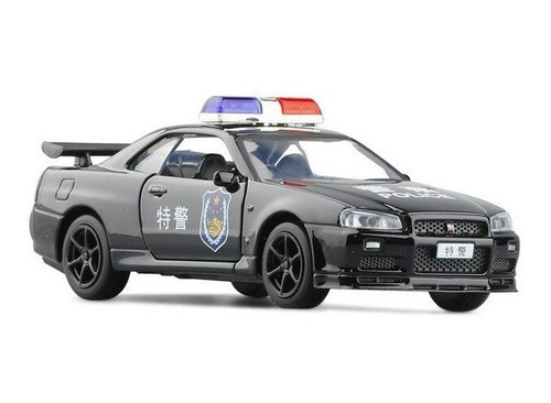 Nissan Gtr R34 Police Skyline Escala 1:36