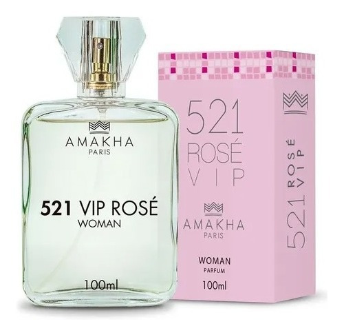 Perfume 521 Vip Rose 100 Ml Amakha Paris Con Envio Gratis  !