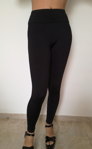 Calzas Térmicas Leggins Chupín Negras Nuevas