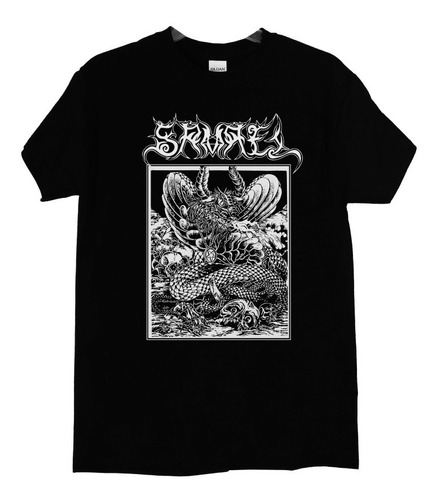 Polera Samael Worship Him Metal Abominatron