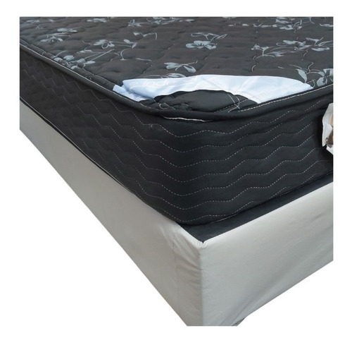 Imagen 4 de 9 de Conjunto Sommier 1 Plaza Y Media Colchon Imperial 90x190