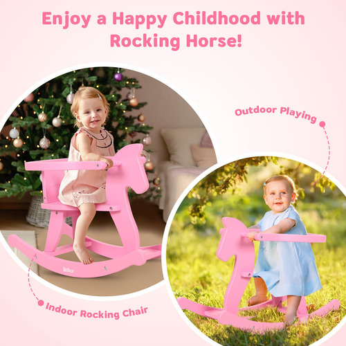 Caballito De Madera Belleur Para Niños De 1 A 3 Años,