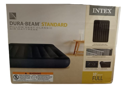 Colchón Inflable Intex Dura-beam Standard 137x191x25 Cm #tj