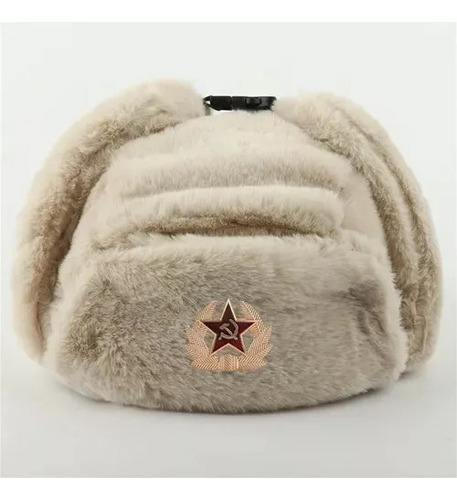 Nueva Gorra Rusa Shapka Ushanka (negra, Medic 60) A2023