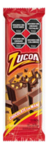 Zucoa Chocolate Con Mani 60 Gr Srj