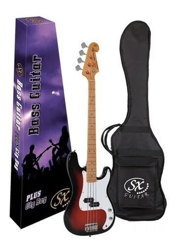 Bajo Electrico Precision Bass 4 Cuerdas Sx Spb57 2ts Funda