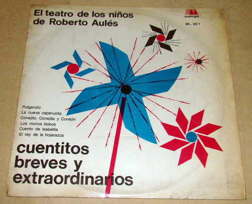 Roberto Aules Cuentitos Breves Y Extraordinarios Lp Kktus