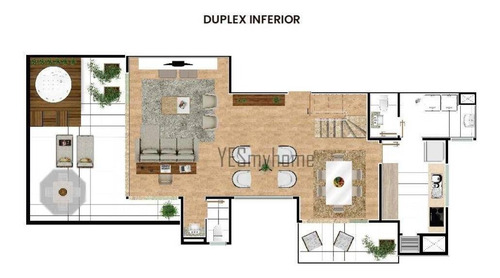 Cobertura Dúplex, Decorada À Venda No Vila Izabel - Curitiba/pr - Co0312