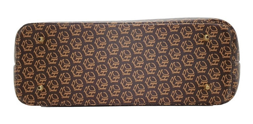 Imagen 6 de 6 de Bolsa Hpc Polo Tote Signature Chocolate Con Rosa
