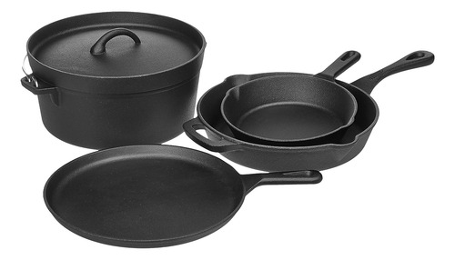 Juego De Utensilios De Cocina Basics De Hierro Fundido Pr...