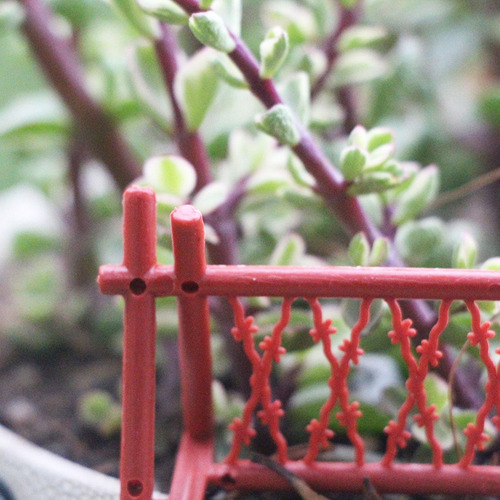 Valla En Miniatura Universal Para Casa De Muñecas, Escena