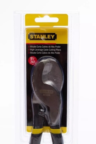 Imagen 3 de 10 de Alicate Pela Corta Cables Alto Poder Stanley 9 84258