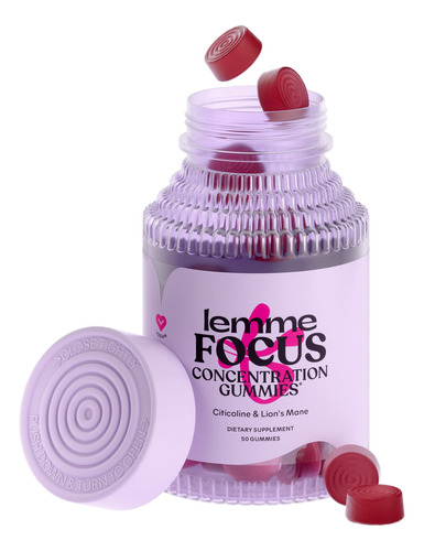 Lemme Focus Concentrration & Brain Health Gummies Con Cogniz