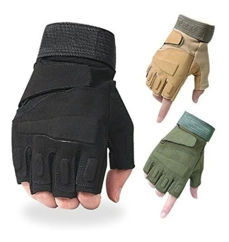 Guantes Blackhawk  Tactico Militar Medio Dedo / Tomasstore