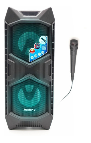 Imagen 1 de 5 de Parlante Karaoke Speaker Bluetooth 4*2 Master-g Mgwolf 