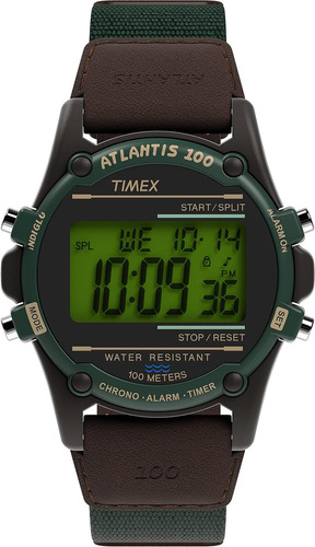 Reloj Timex Tw2v44300vq Expedition Atlantis De 40 Mm - Ca Color de la correa Marrón Color del bisel Acero inoxidable Color del fondo Multicolor