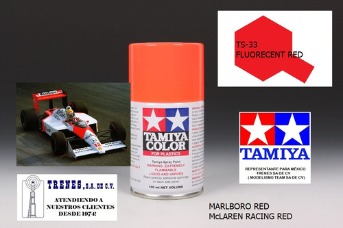 Flourecent Red ( Marlboro ) By Tamiya # Ts36 100ml
