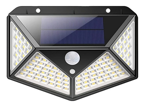 Lampara Exterior Farol Solar Foco 100 Led Sensor Movimiento®