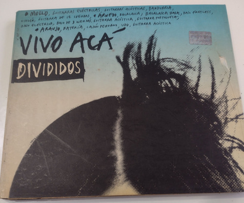 Divididos, Vivo Acá, Cd Original  