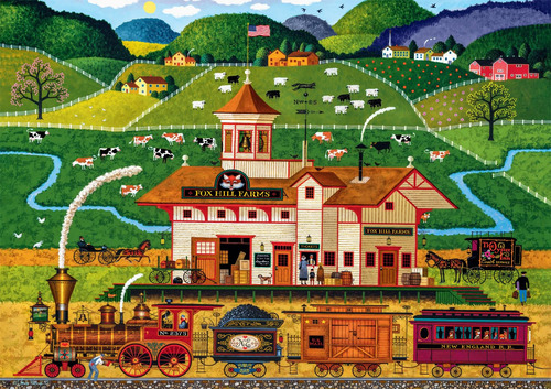Rompecabezas Buffalo Games Charles Wysocki Fox Hill Farms