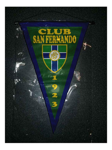Banderin Rugby 37cm Club San Fernando