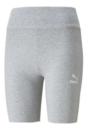 Imagen 1 de 6 de Calza Corta Puma Classics Short Tights 7 Gris Mujer