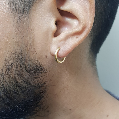 Arete Aro Retráctiles Presión Acero Retráctil Hombre Unisex