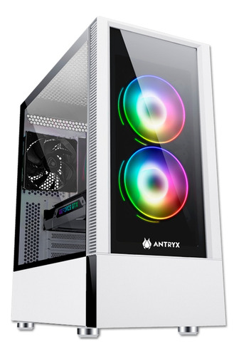 Case  Antryx Rx 460 Mesh White Fan Argb Para  Computadora