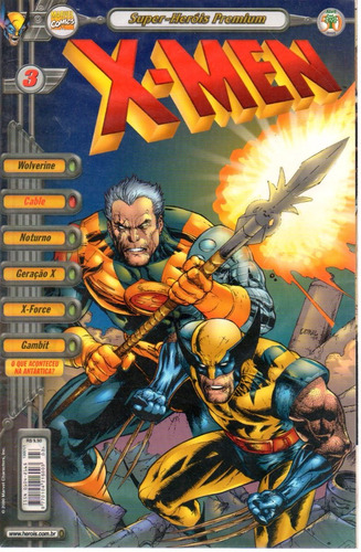 Lote De X-men Premium N° 03 E 04 - Abril - Bonellihq Cx432 