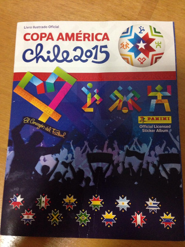 Álbum Figurinha Copa América Chile 2015