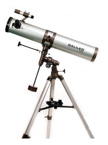 Imagen 1 de 7 de Telescopio Galileo Reflector 900x114 Ecuatorial Aumento 675x