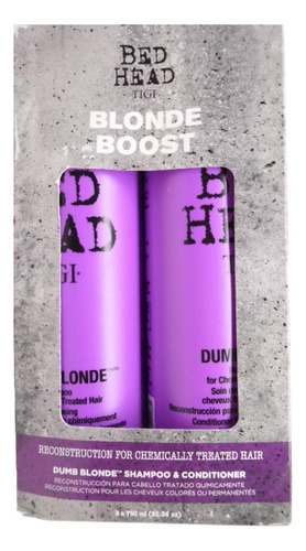 Shampoo/acondicionador Bed Head Blonde Boost 2und 750ml C/u.