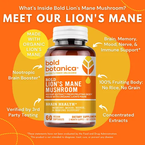 Bold Botanica: Cerebro Despierto Con Melena De Len