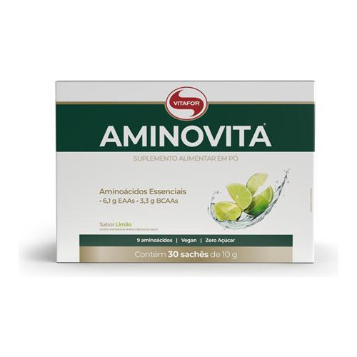 Aminovita 30 Sachês 10g Limão Vitafor