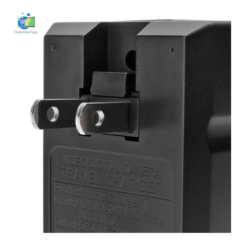 Cargador De Doble Ranura Para Baterias 18650 Litio Ion Brc