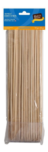  Palitos De  Brochette  X 300 Unidades Material Bamboo 