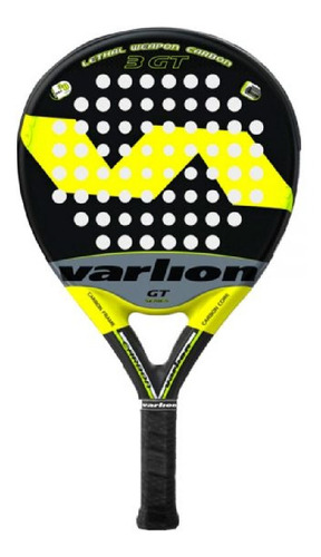 Paleta de pádel  Varlion LW Carbon 3 GT 2018 color negro/amarillo