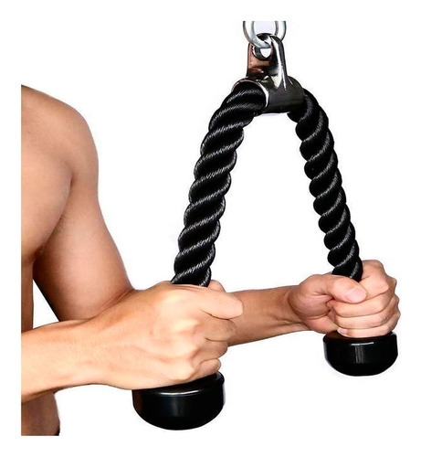 Corda Puxador Triceps Para Cross Over Profissional Academia