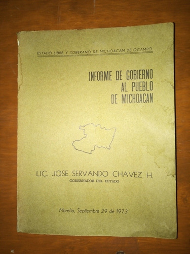 Informe De Gobierno Al Pueblo De Michoacan - Servando José