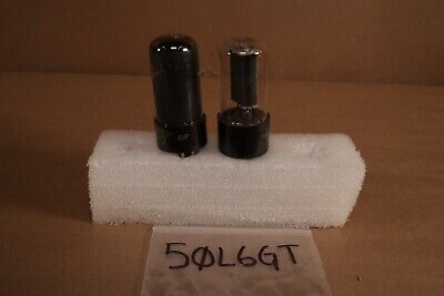 Lot Of 2 50l6gt Vacuum Tube Used Untested Ddr