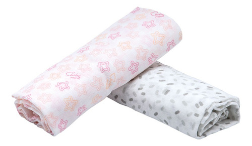 Set 2 Sábanas Para Bebé De Muselina Baby Mink Suavidad