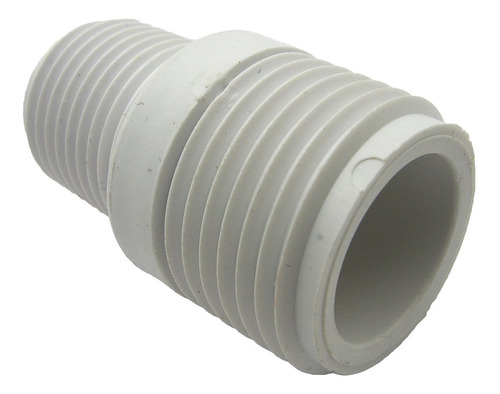 Lasco Adaptador Manguera Pvc Rosca Tubo Color Blanco